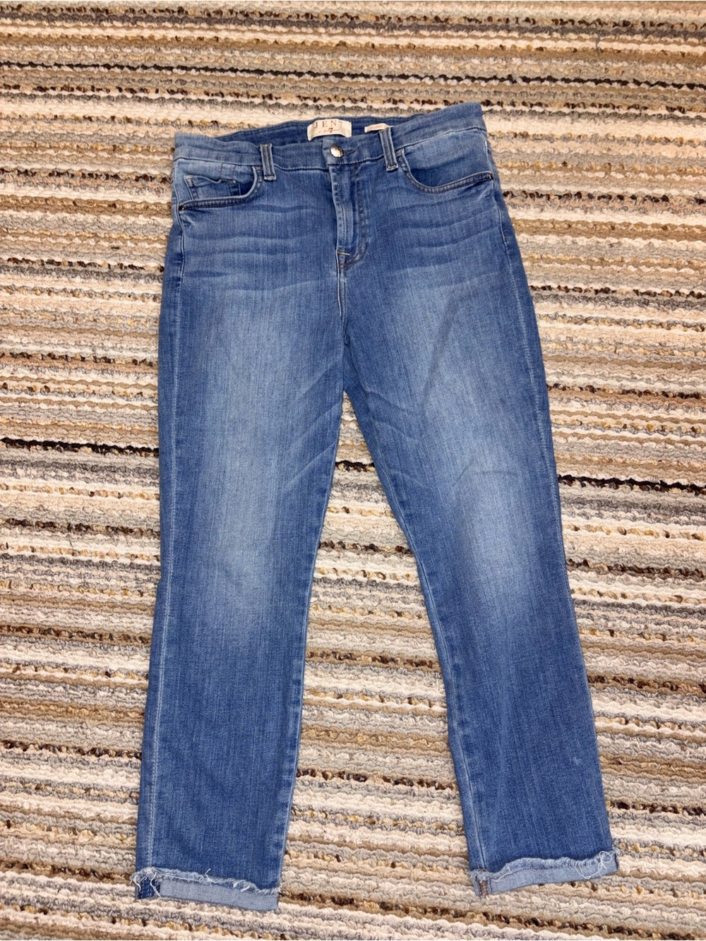 Jen7 by 7 For All Mankind Cropped Skinny Jeans size 6